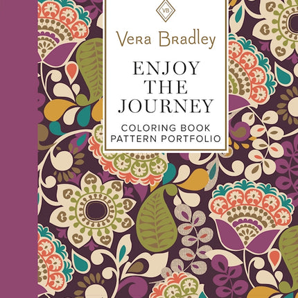 Vera Bradley Enjoy the Journey Coloring Book Pattern Portfolio