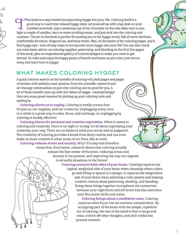 Hygge Happy Coloring Book