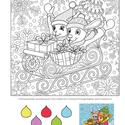 Holiday Cheer Coloring Book