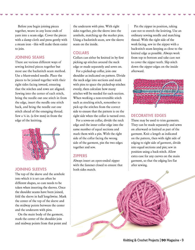 DO Magazine Presents Knitting & Crochet Projects