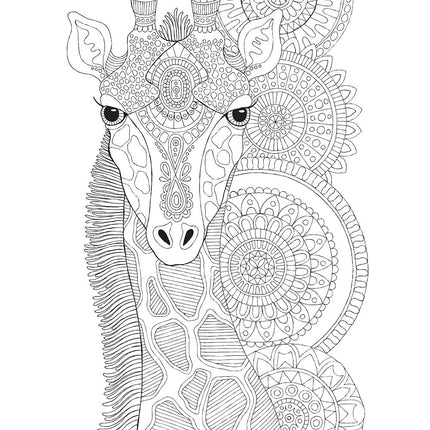 Hello Angel Fun & Fantastic Animals Adult Coloring Collection