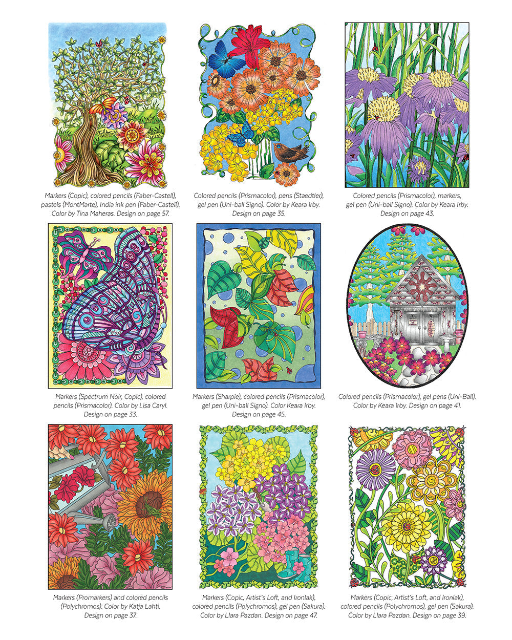 Country Garden Coloring Book