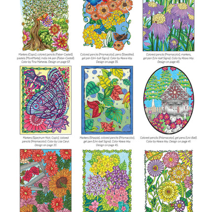 Country Garden Coloring Book