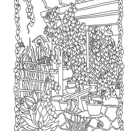 Country Garden Coloring Book