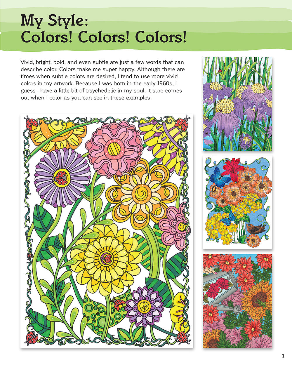 Country Garden Coloring Book