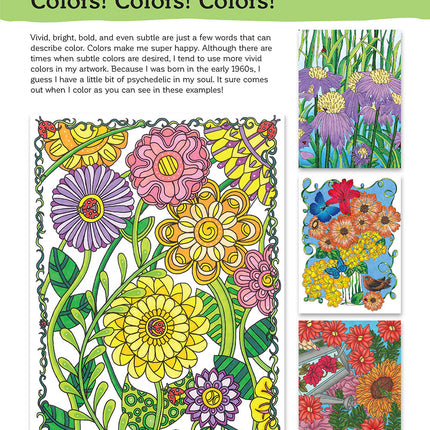 Country Garden Coloring Book