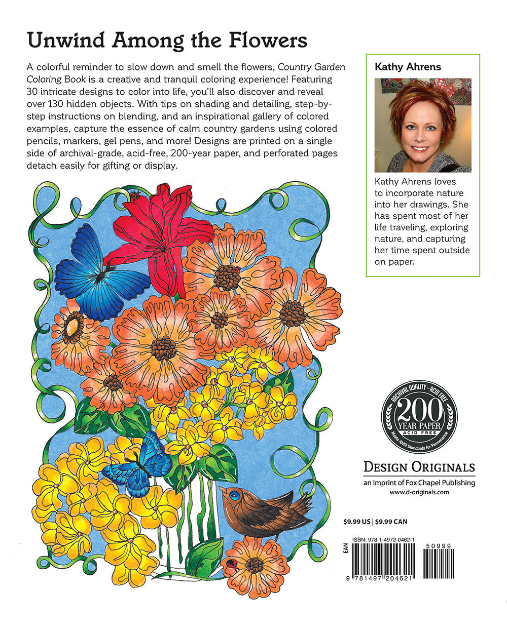 Country Garden Coloring Book