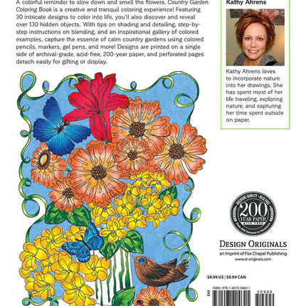 Country Garden Coloring Book