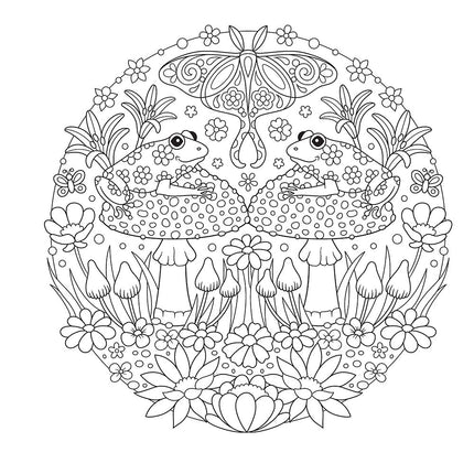 Woodland Mandalas Coloring Book