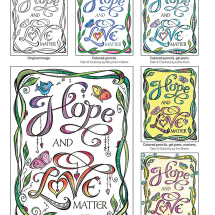 Expressions of Hope Coloring Book