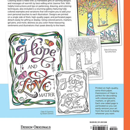 Expressions of Hope Coloring Book