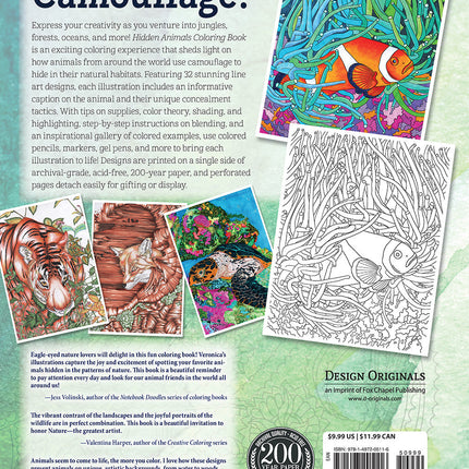 Hidden Animals Coloring Book