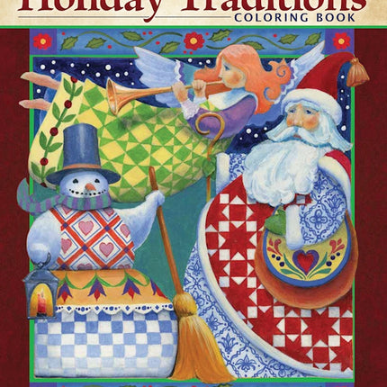 Jim Shore Holiday Traditions Coloring Book