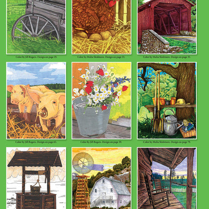 Country Days Coloring Book