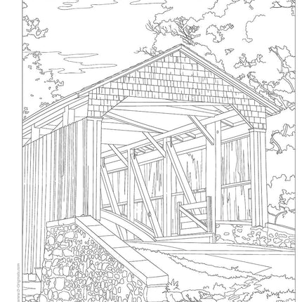 Country Days Coloring Book