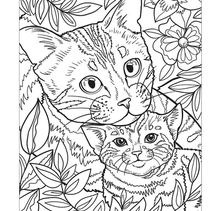 Cats & Kittens Coloring Book