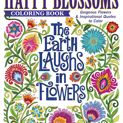 Happy Blossoms Coloring Book