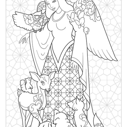 Jim Shore Angels and Inspirations Coloring Book