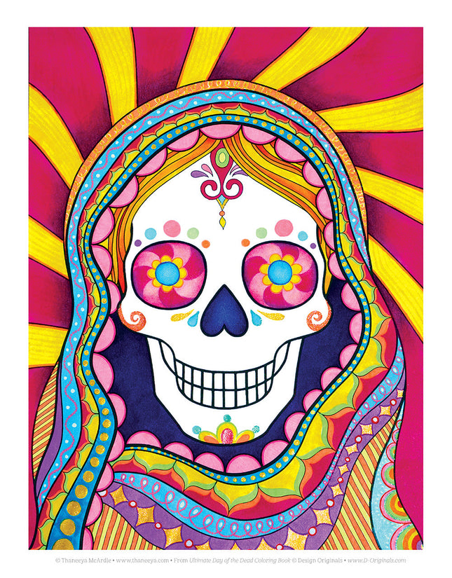 Ultimate Day of the Dead Coloring Book