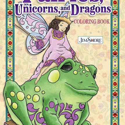 Jim Shore Fairies, Gnomes & Dragons Coloring Book