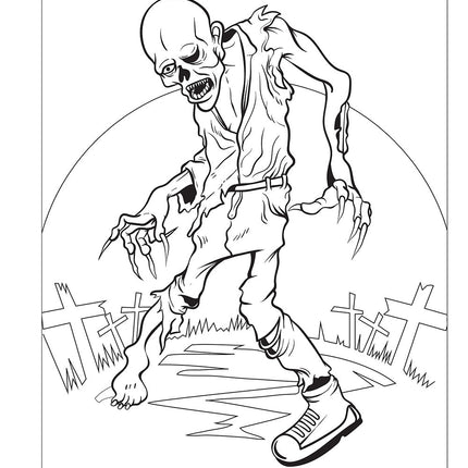 Creepy Things That Go Bump in the Night Coloring Book