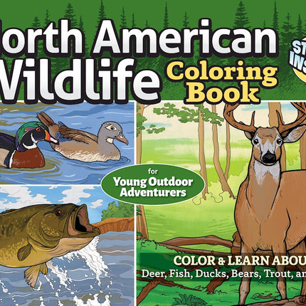 North American Wildlife Coloring Book for Young Outdoor Adventurers