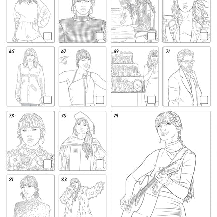 SUPER FAN-tastic Taylor Swift Coloring & Activity Book