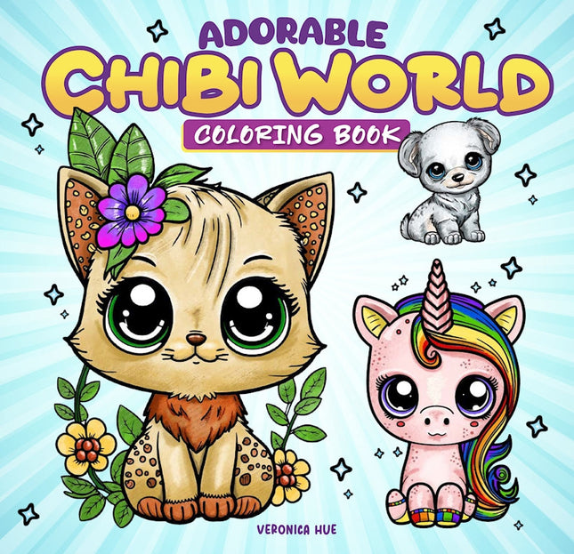 Adorable Chibi World Coloring Book