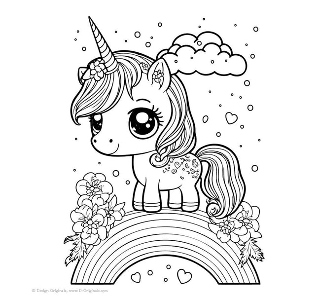 Adorable Chibi World Coloring Book