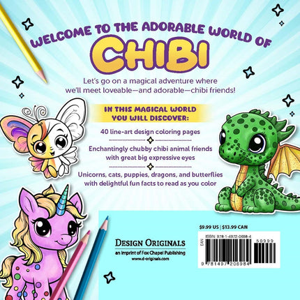 Adorable Chibi World Coloring Book