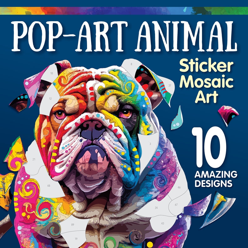 Pop Art Animals Sticker Mosaic Art