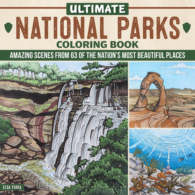 Ultimate National Parks Coloring Book