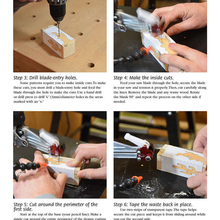 128 Compound Scroll Saw Patterns