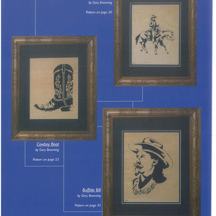 Wild West Scroll Saw Portraits