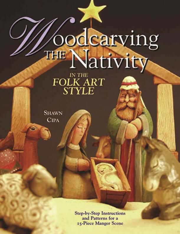 Woodcarving the Nativity in the Folk Art Style