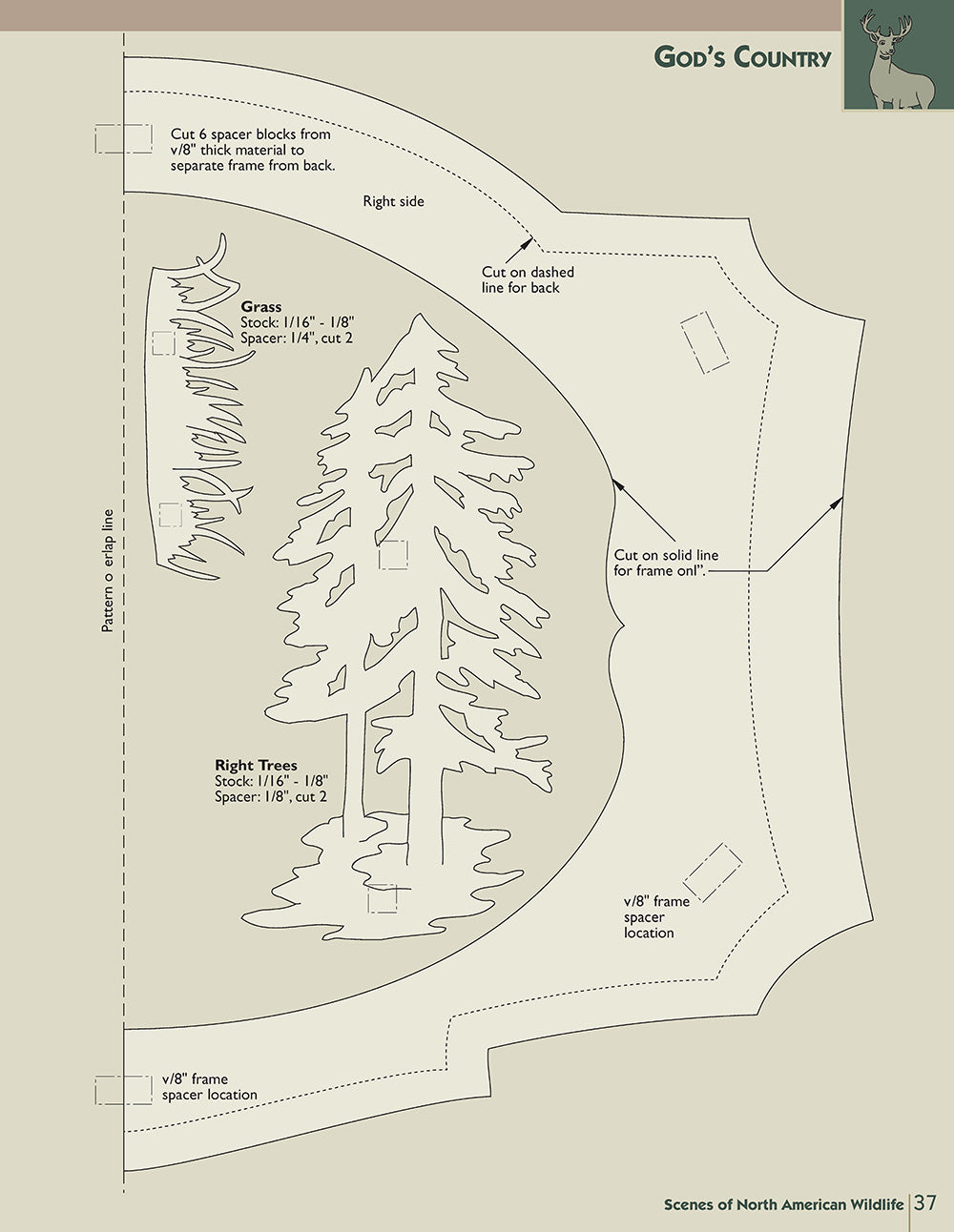 Scenes of North American Wildlife for the Scroll Saw