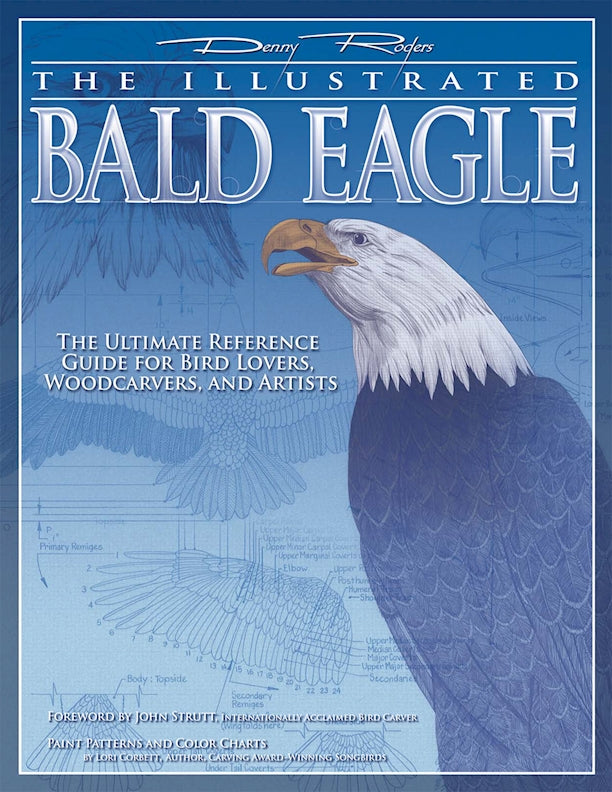 Illustrated Bald Eagle (Leather Bound Hardcover)