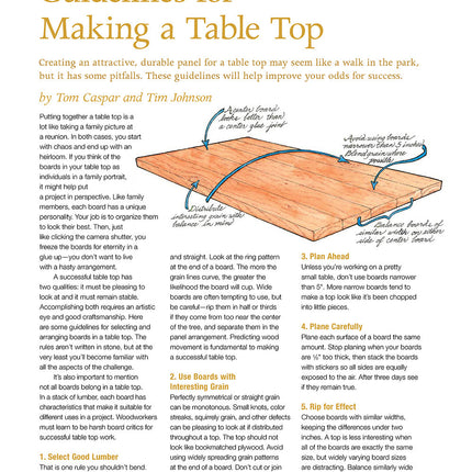 Tables You Can Make