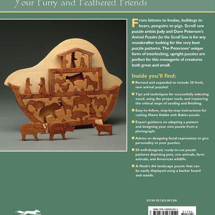 Animal Puzzles for the Scroll Saw, Second Edition