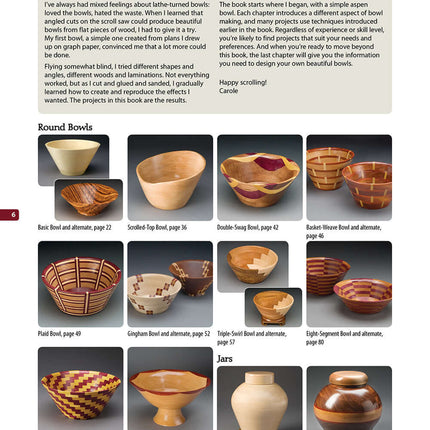 Wooden Bowls from the Scroll Saw