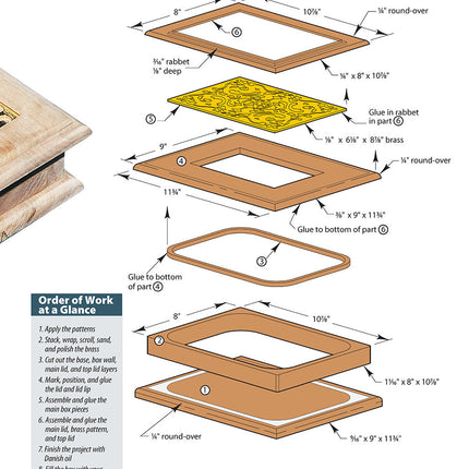 Creating Wooden Boxes on the Scroll Saw