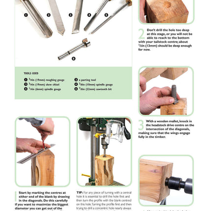 Woodturning Spindle Projects