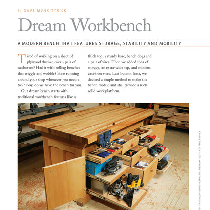 How to Make Workbenches & Shop Storage Solutions