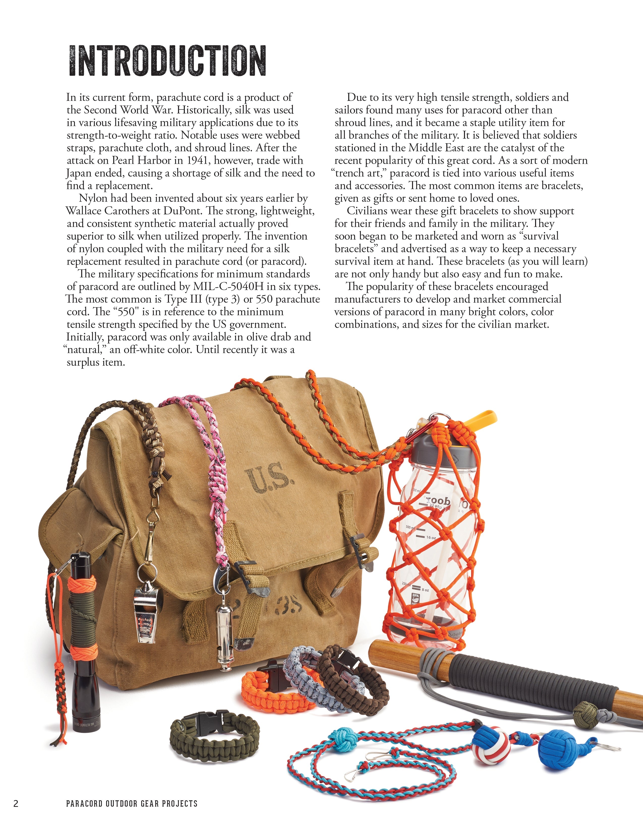 Paracord Outdoor Gear Projects