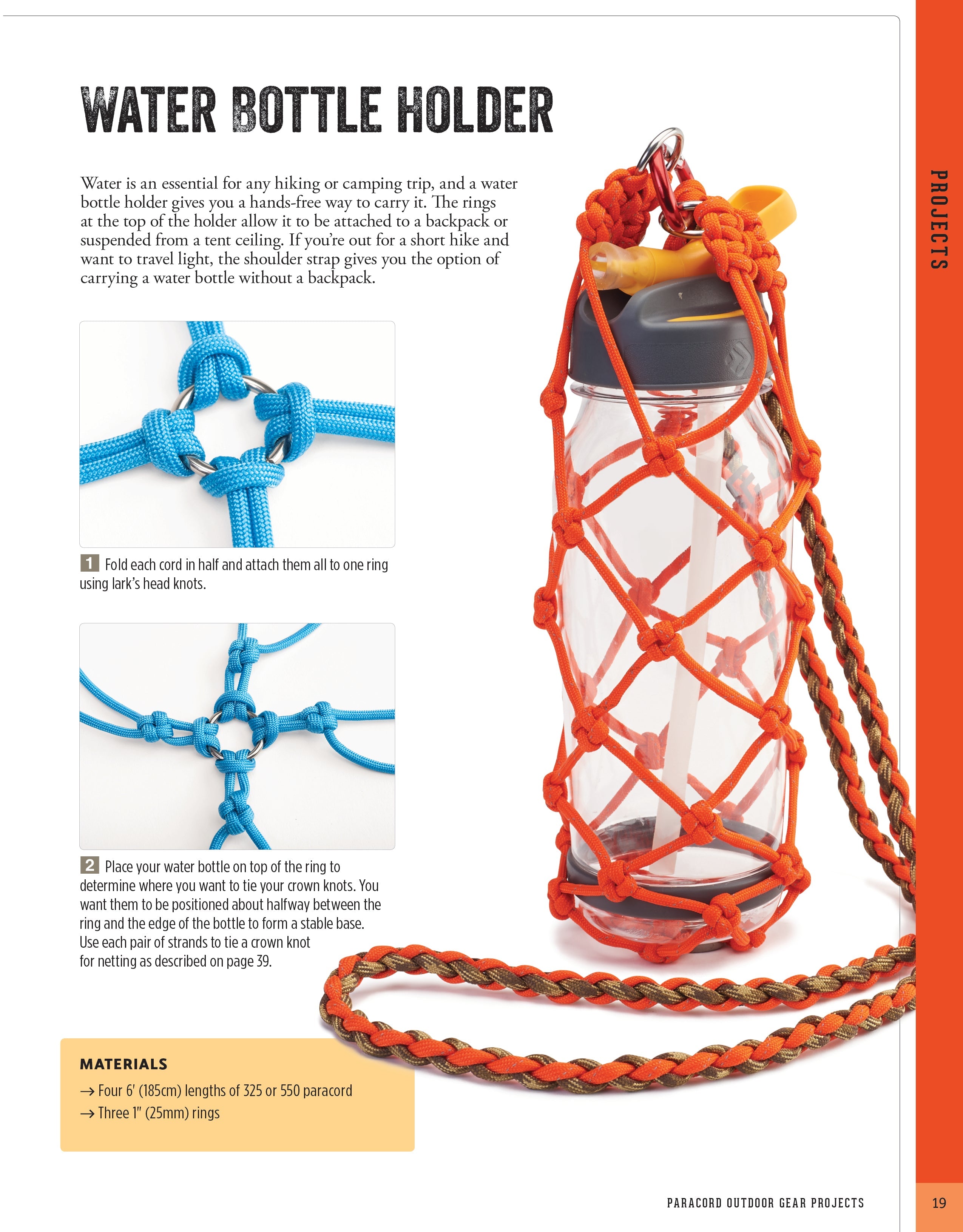 Paracord Outdoor Gear Projects