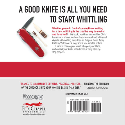 Victorinox Swiss Army Knife Whittling Book, Gift Edition