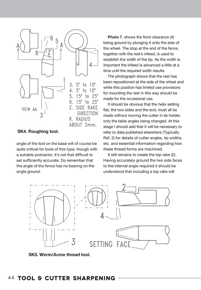 Tool & Cutter Sharpening for Home Machinists