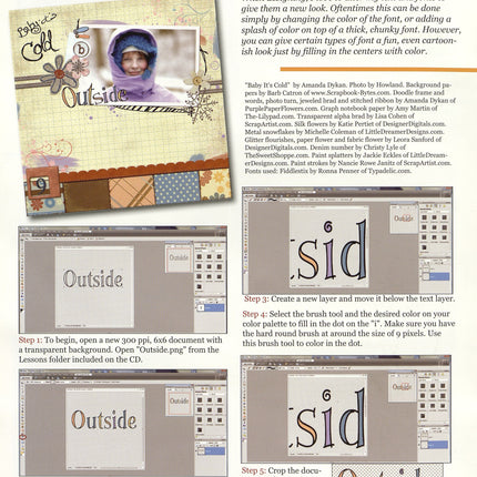 Digi-Scrappin' 103: Designing with Fonts CD