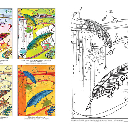 Expressions of Nature Coloring Book