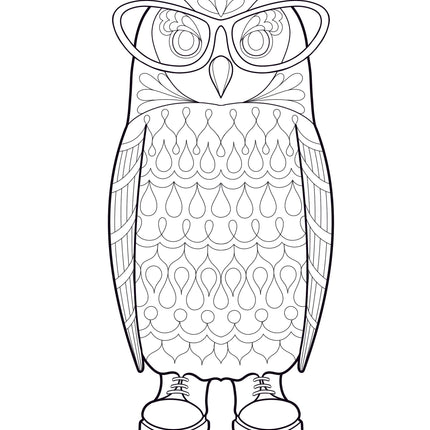 Dapper Animals Coloring Book